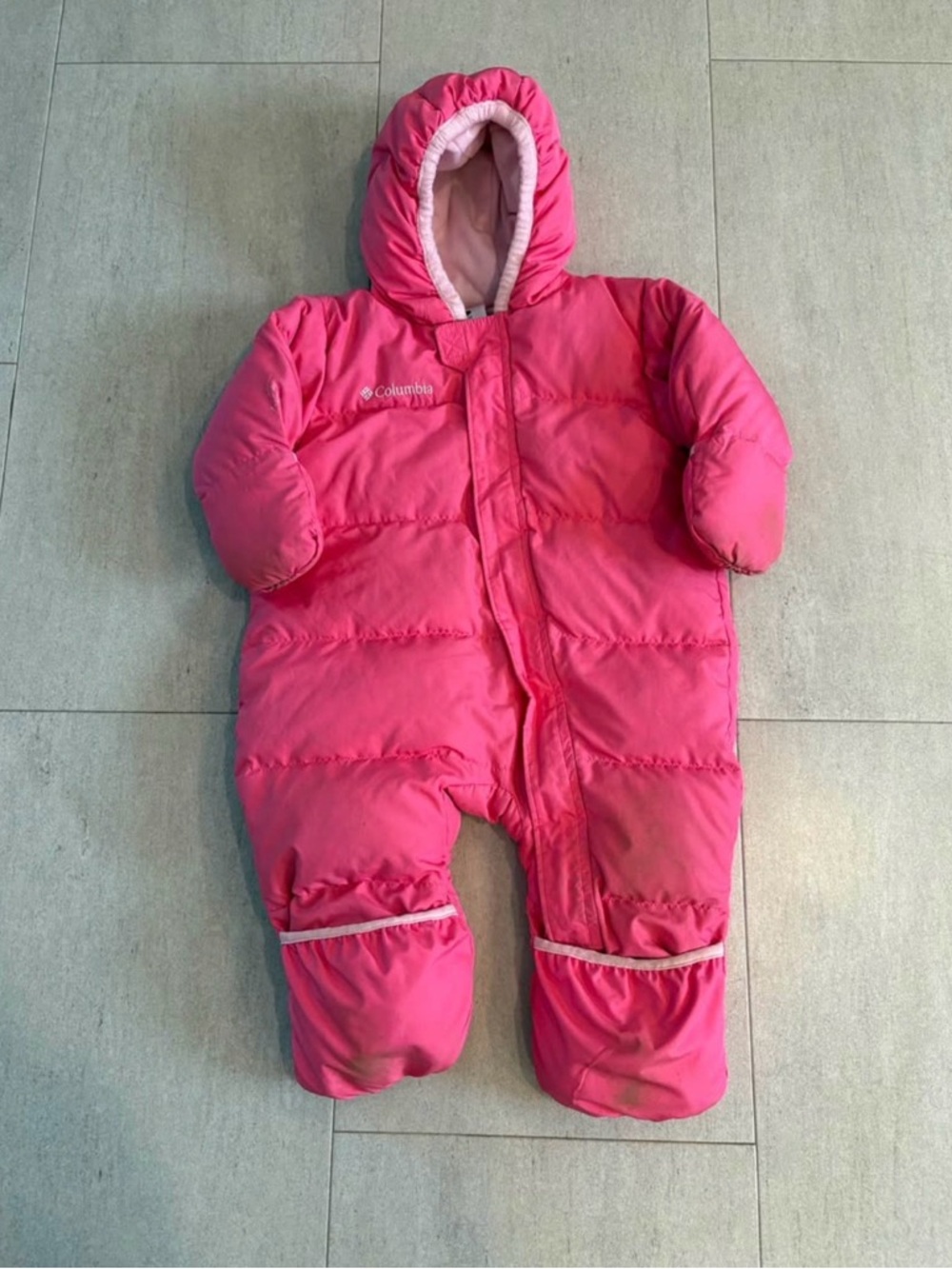 Columbia Infant Snuggly Bunny Bunting Snowsuit size 18 months